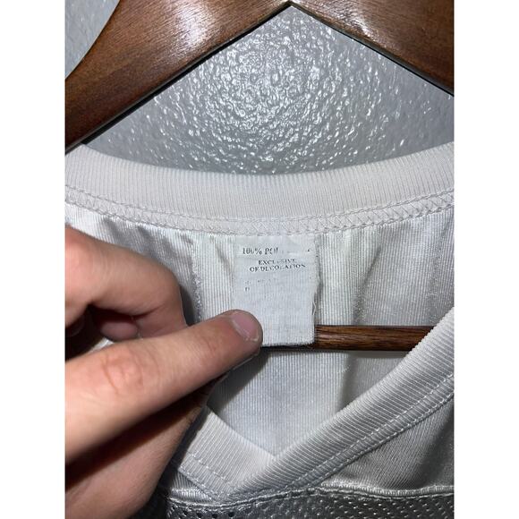 Vintage White Football Practice Jesrey Buddys All Star ALA Mesh Top Large - Picture 6 of 9